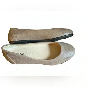 SAS Women's Scenic Fog Leather Ballet Flats Taupe 8.5M